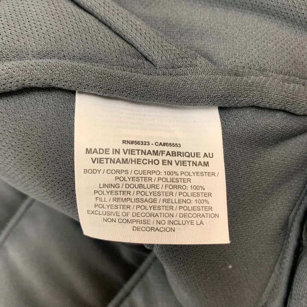 Nike Therma Fit‎ Men's Gray Full Zip Hoodie Jacket Large Lightweight Athleisure